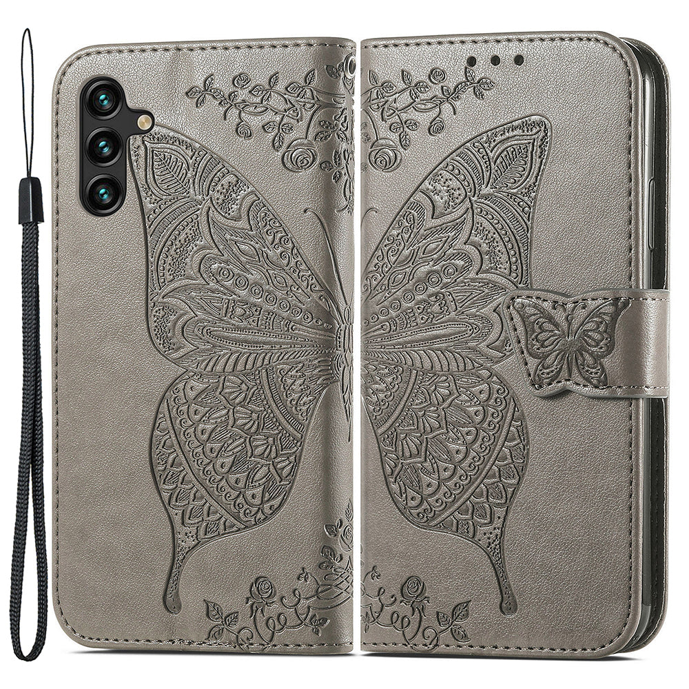 For Samsung Galaxy A24 4G Stand Wallet Case PU Leather Butterfly Imprinted Flip Phone Cover For Samsung Galaxy A24 4G Stand Wallet Case PU Leather Butterfly Imprinted Flip Phone Cover
